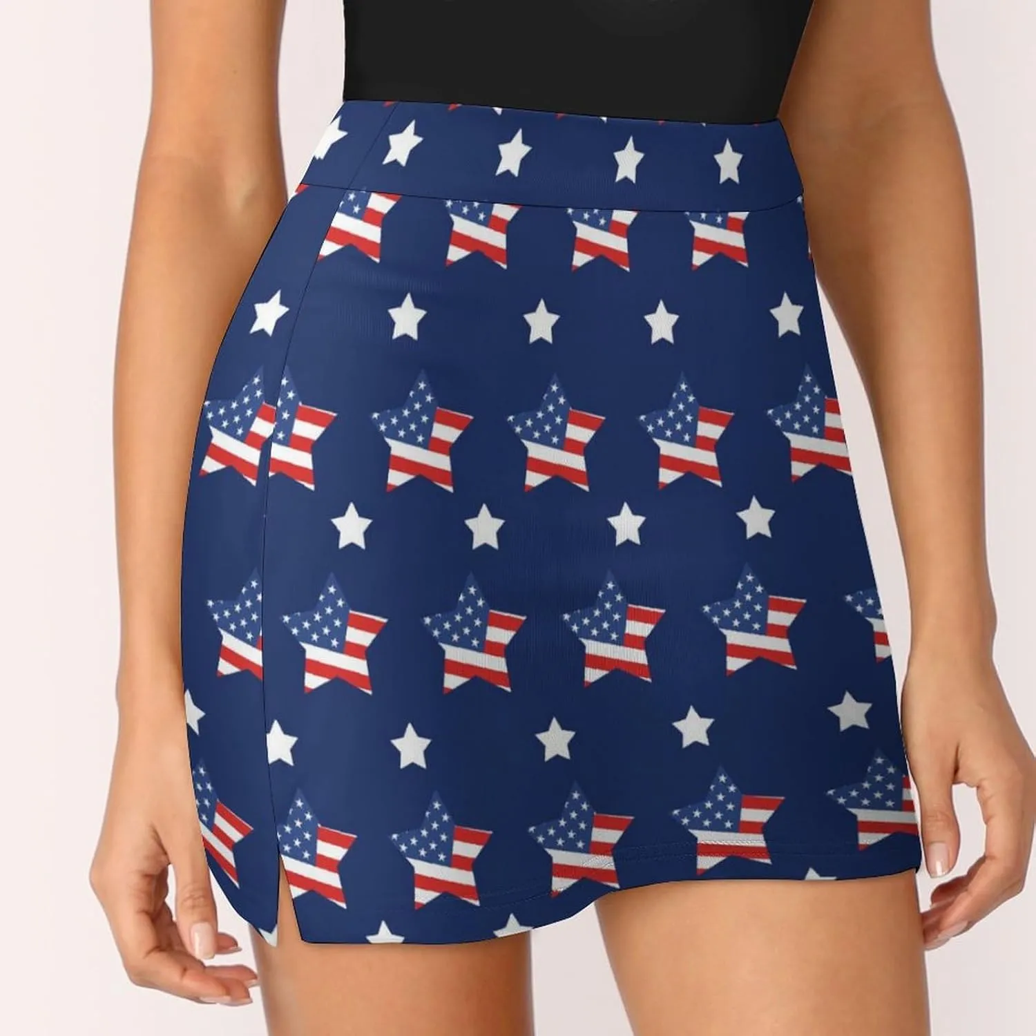 TAIZIYEAH American Flag Tennis Skirts for Women Athletic Golf Skorts Soft