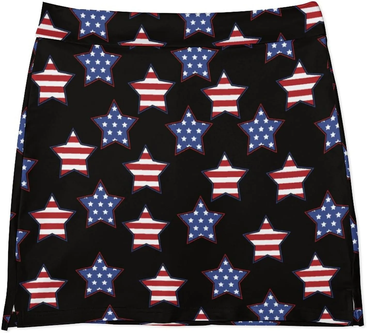 TAIZIYEAH American Flag Tennis Skirts for Women Athletic Golf Skorts Soft