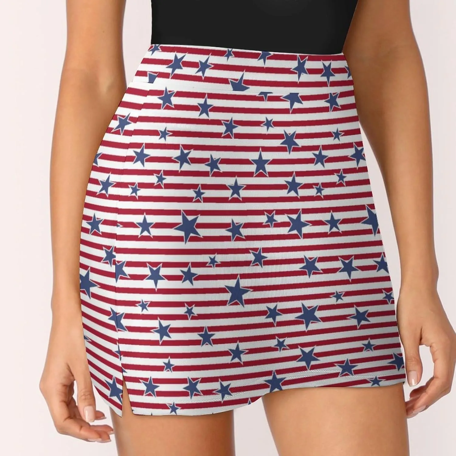 TAIZIYEAH American Flag Tennis Skirts for Women Athletic Golf Skorts Soft