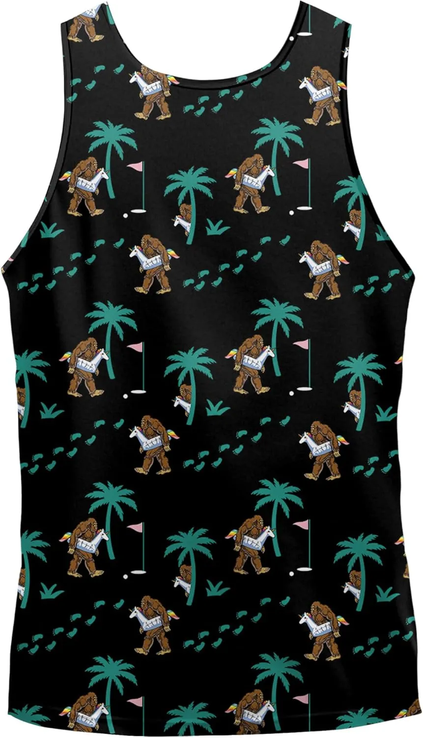 Tank Tops Men Print Funny Graphic Beach Tank Top for Men Summer Casual Wear