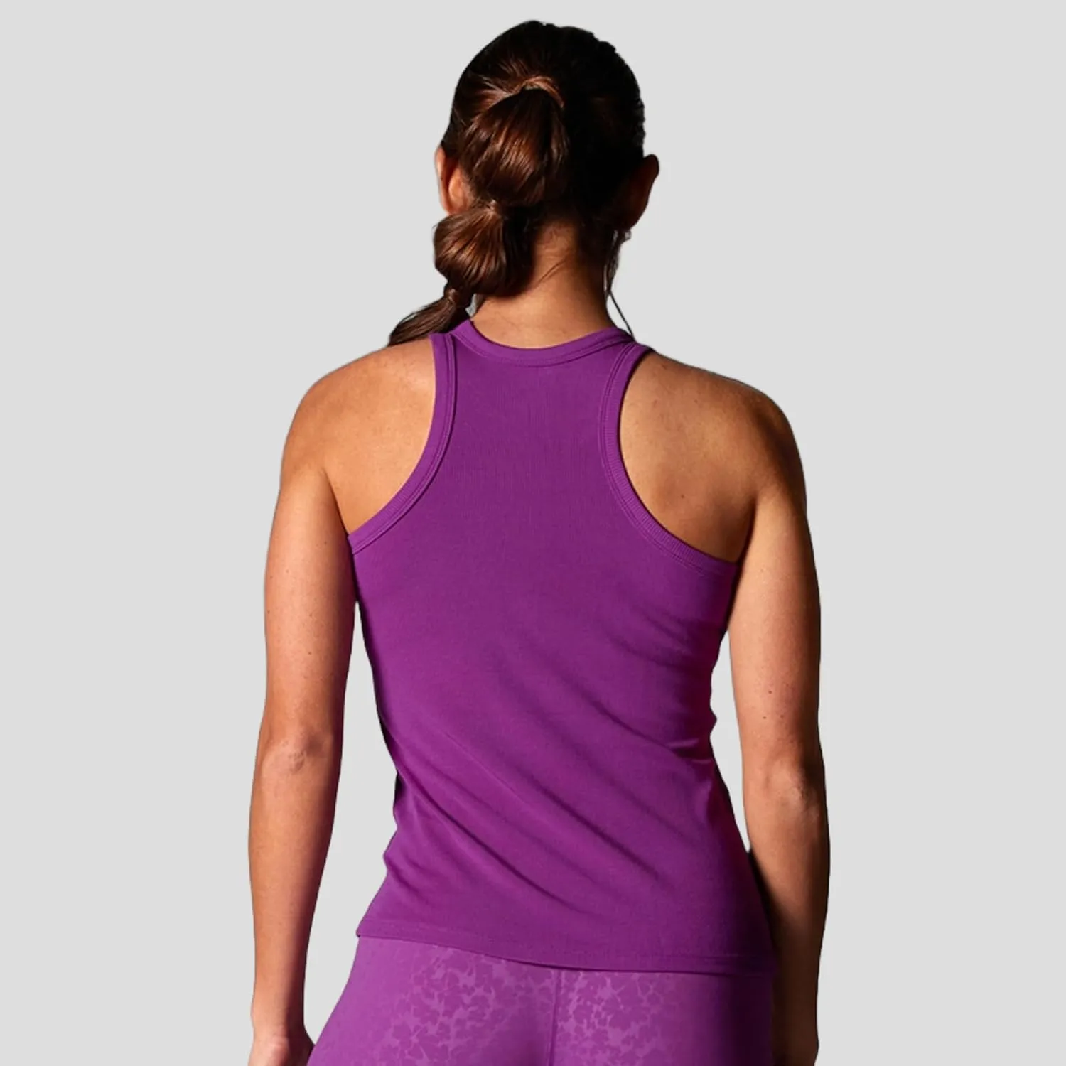 Tavi Womens Rib Tank Top  Ribbed Tank Top, Workout Tops, High Neck Tank Top, Lightweight Racerback Tank
