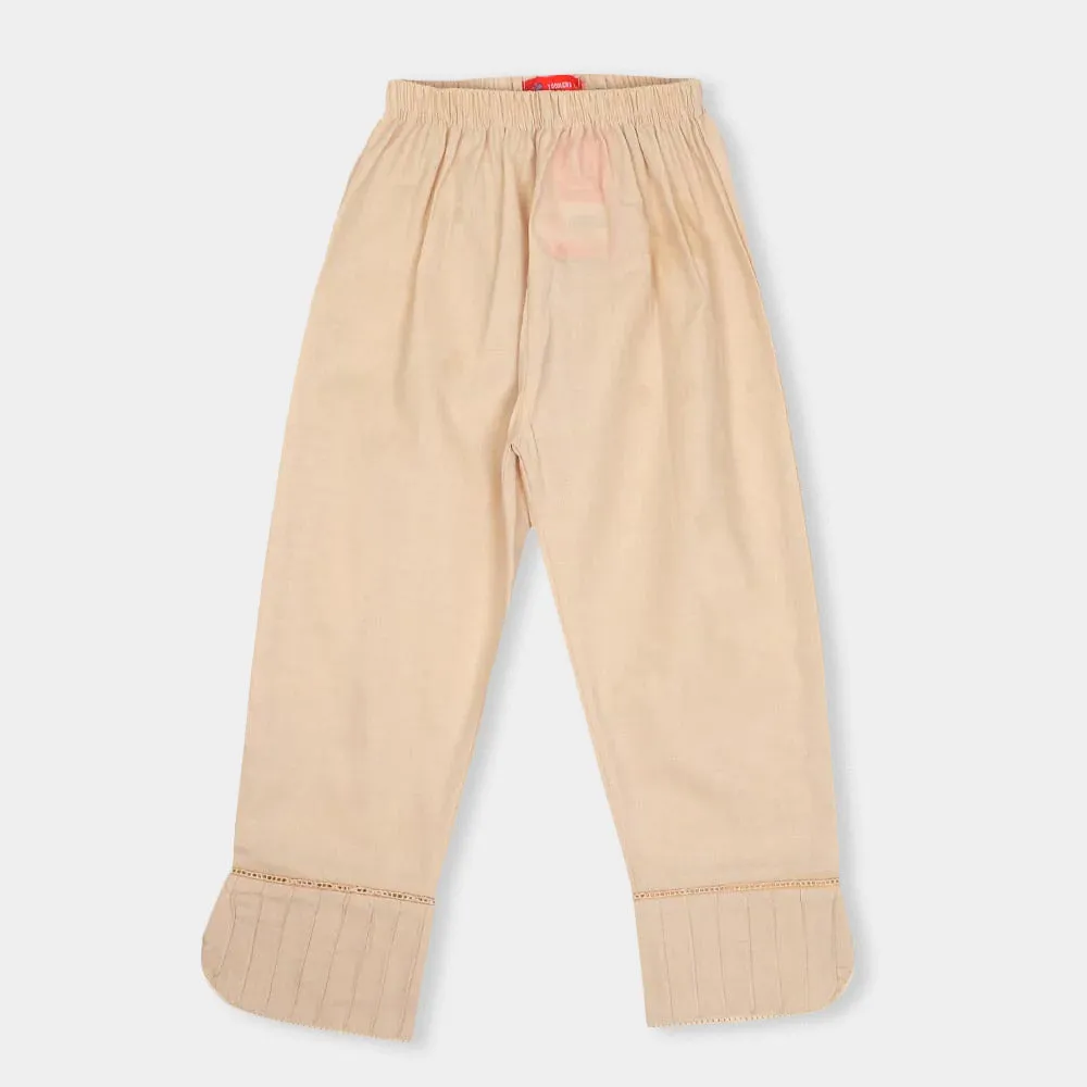 Teens Girls Trouser Sleek - BEIGE