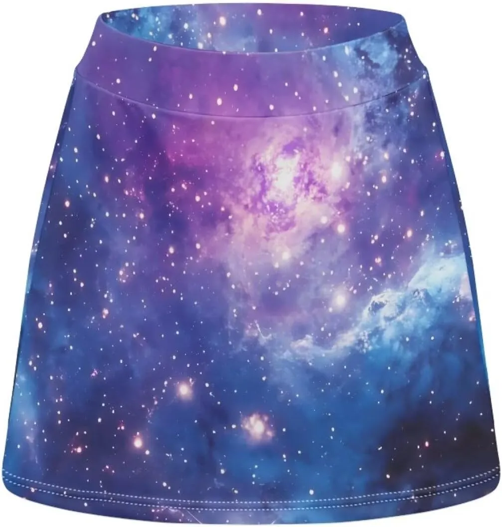 Tennis Skort for Women High Waisted Golf Skort with Shorts Inner Pocket Sports Running Pickleball Wear