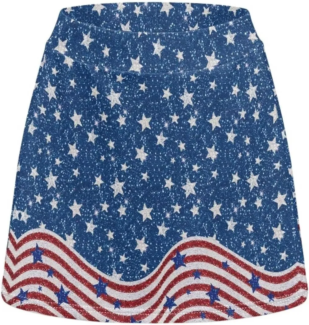 Tennis Skort for Women High Waisted Golf Skort with Shorts Inner Pocket Sports Running Pickleball Wear