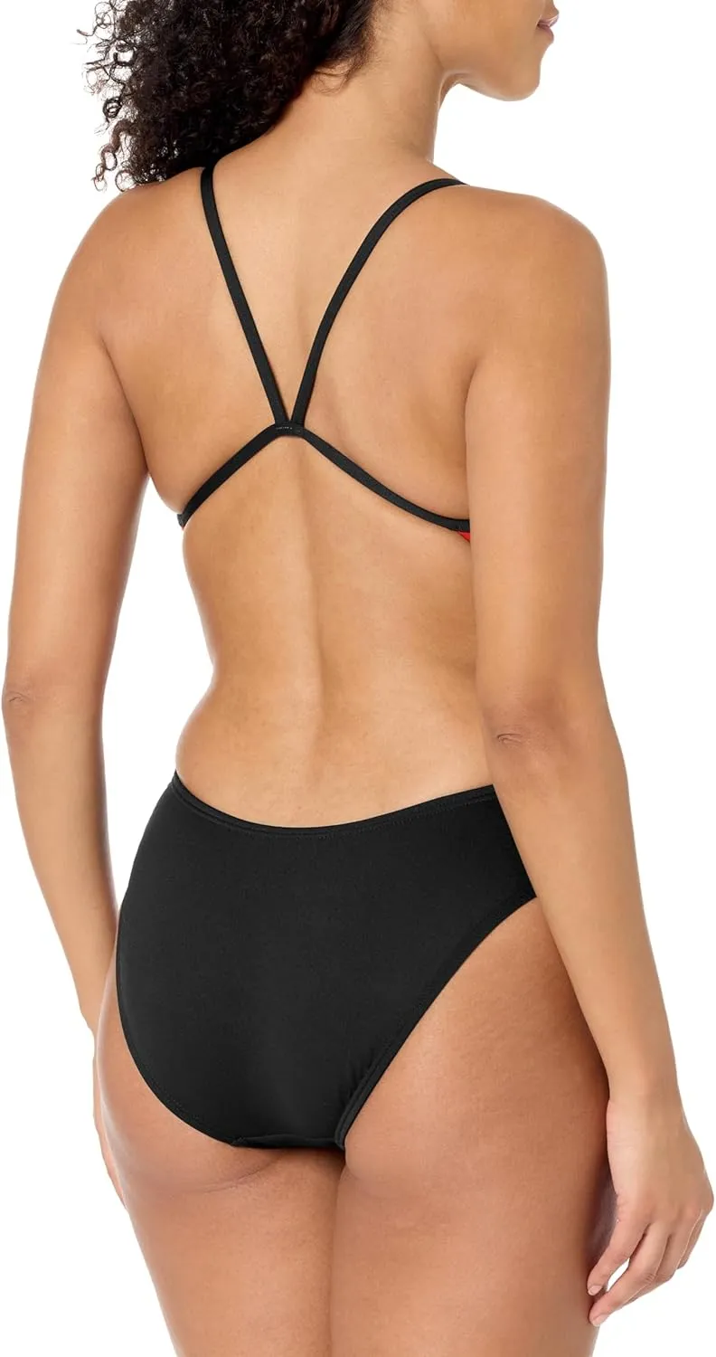 The Finals Girls' Waveback Athletic One Piece Swimsuit