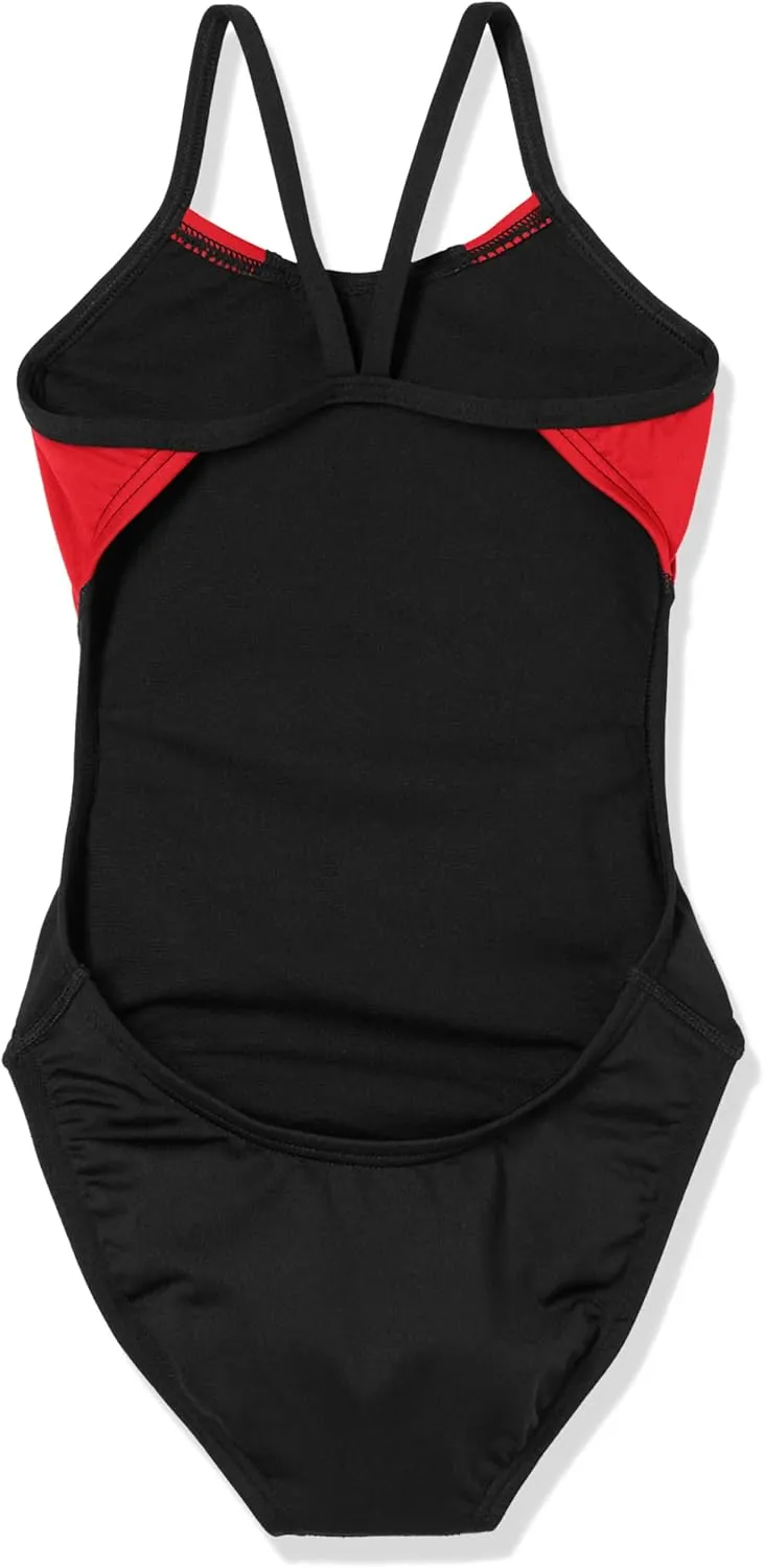 The Finals Girls' Waveback Athletic One Piece Swimsuit