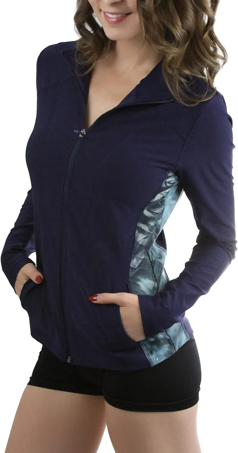 ToBeInStyle Women's Long Sleeve Full Zip-Up Track and Active Jackets