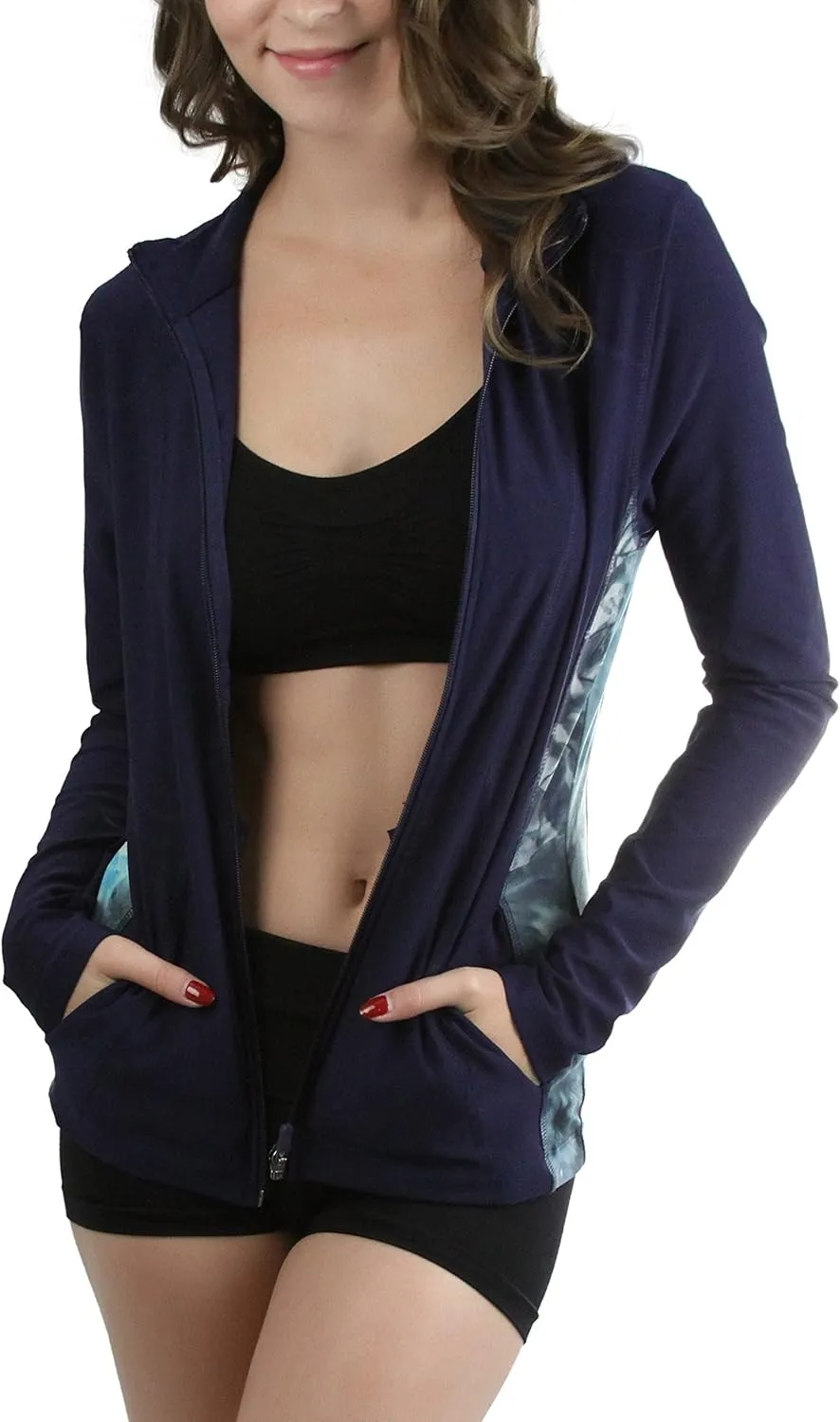 ToBeInStyle Women's Long Sleeve Full Zip-Up Track and Active Jackets