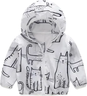 Toddler Boys Girls UPF 50  Sun Jackets 2025 Summer Trendy Quick-Dry Sun Protective Clothing for Outdoor Hiking