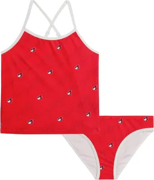 Tommy Hilfiger Girls' Two-Piece Bikini Swimsuit with UPF 50  Sun Protection, Quick Drying Bathing Suit