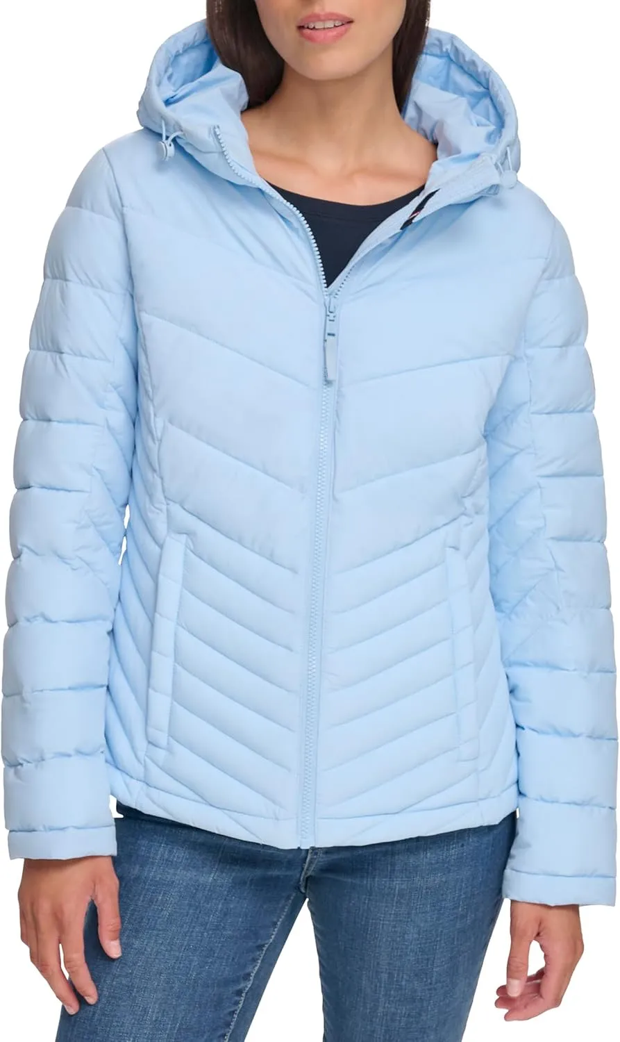 Tommy Hilfiger Women's Essential Lightweight Packable Puffer Jacket