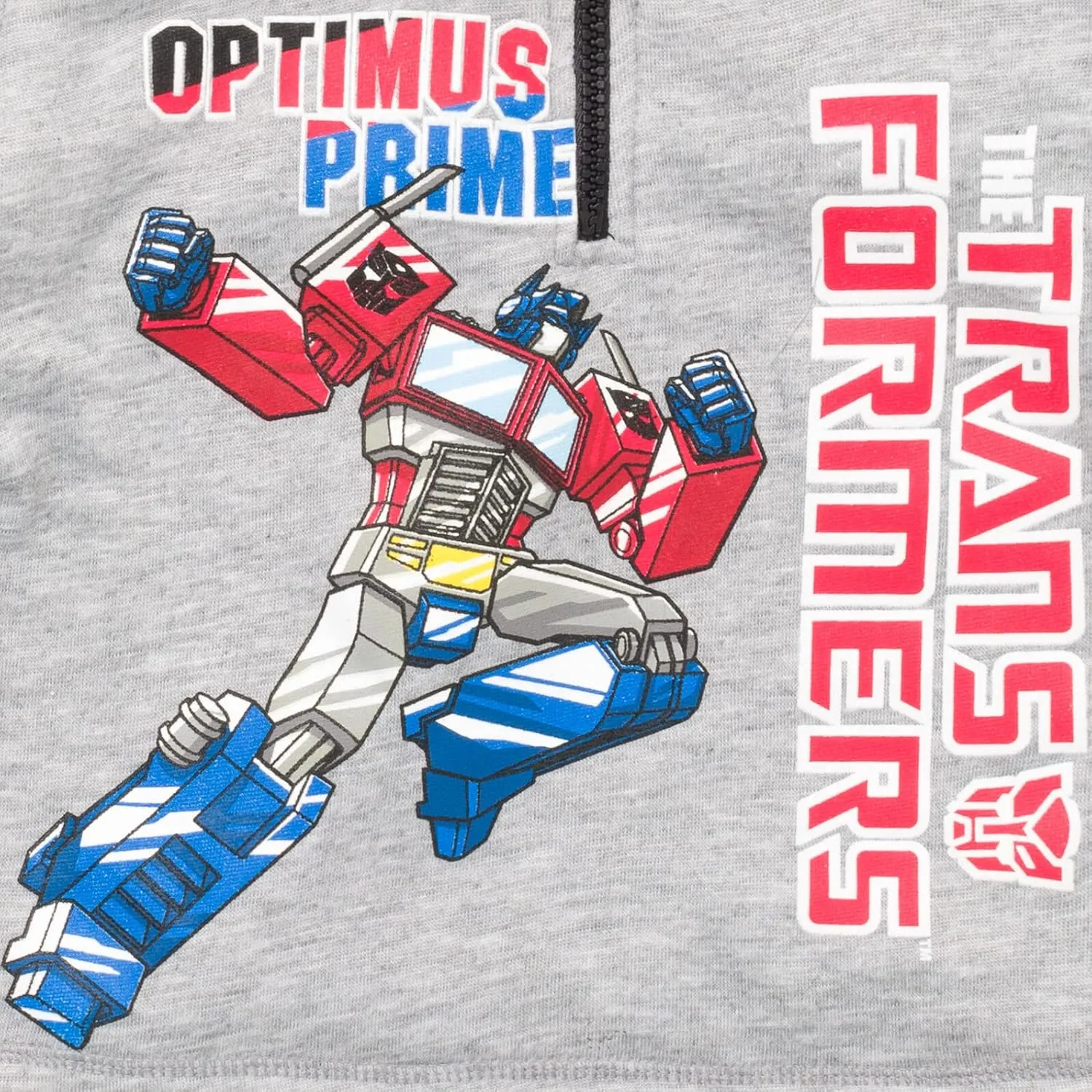 Transformers Optimus Prime Bumblebee Megatron Half Zip Pullover Hoodie Toddler to Big Kid
