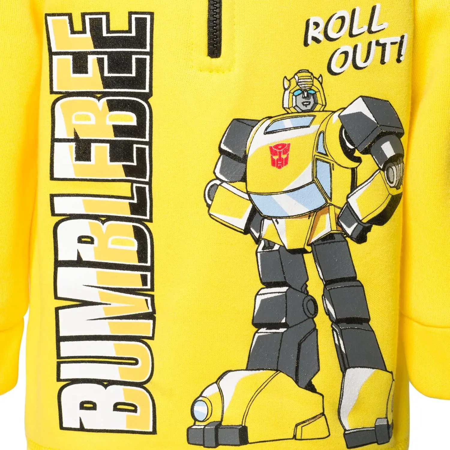 Transformers Optimus Prime Bumblebee Megatron Half Zip Pullover Hoodie Toddler to Big Kid