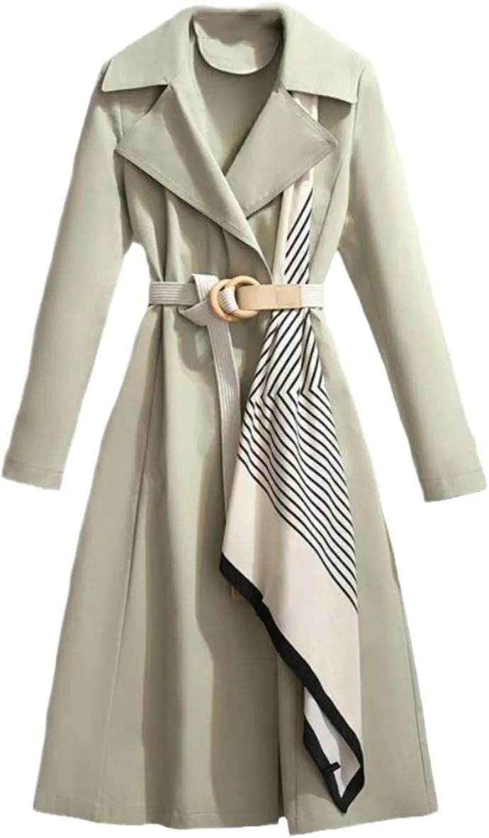 Trench Coat Autumn Winter Casual Loose Show Thinness Long Windbreaker Clothing Coat Women Jackets