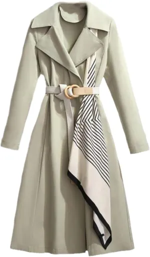 Trench Coat Autumn Winter Casual Loose Show Thinness Long Windbreaker Clothing Coat Women Jackets