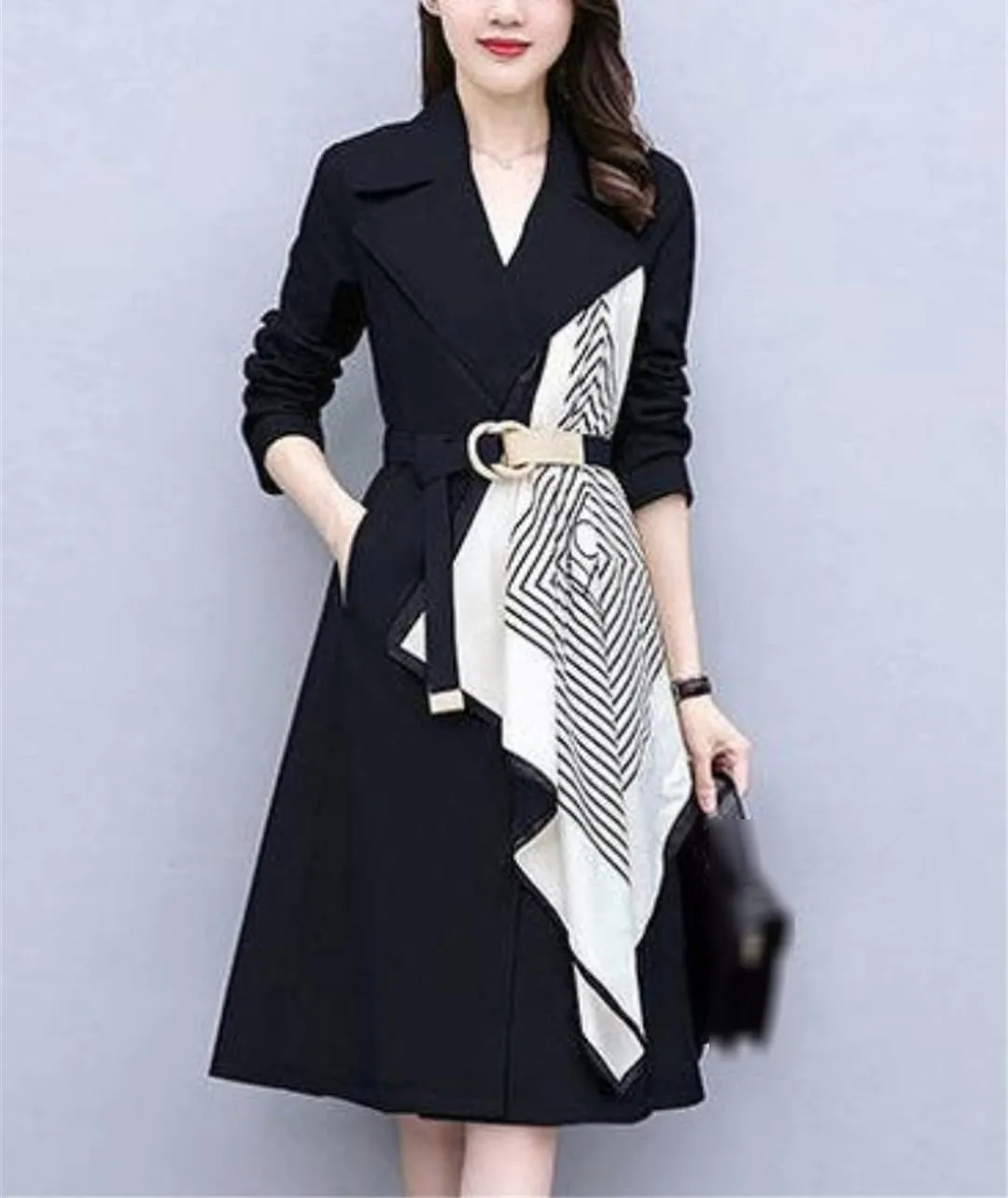 Trench Coat Autumn Winter Casual Loose Show Thinness Long Windbreaker Clothing Coat Women Jackets