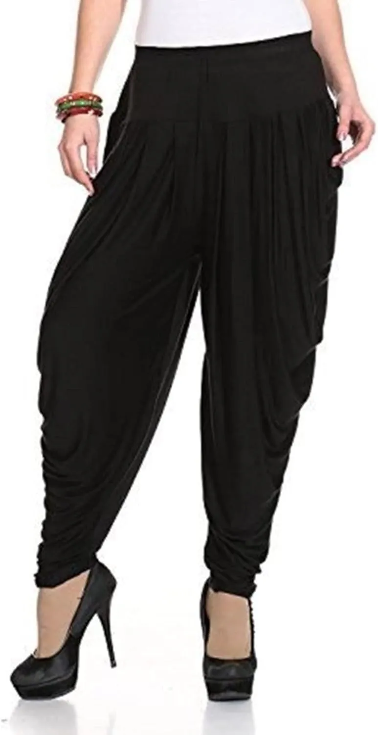 Viscose Relaxed Yoga Fitness Active and Dance Wear Dhoti Pants for Women