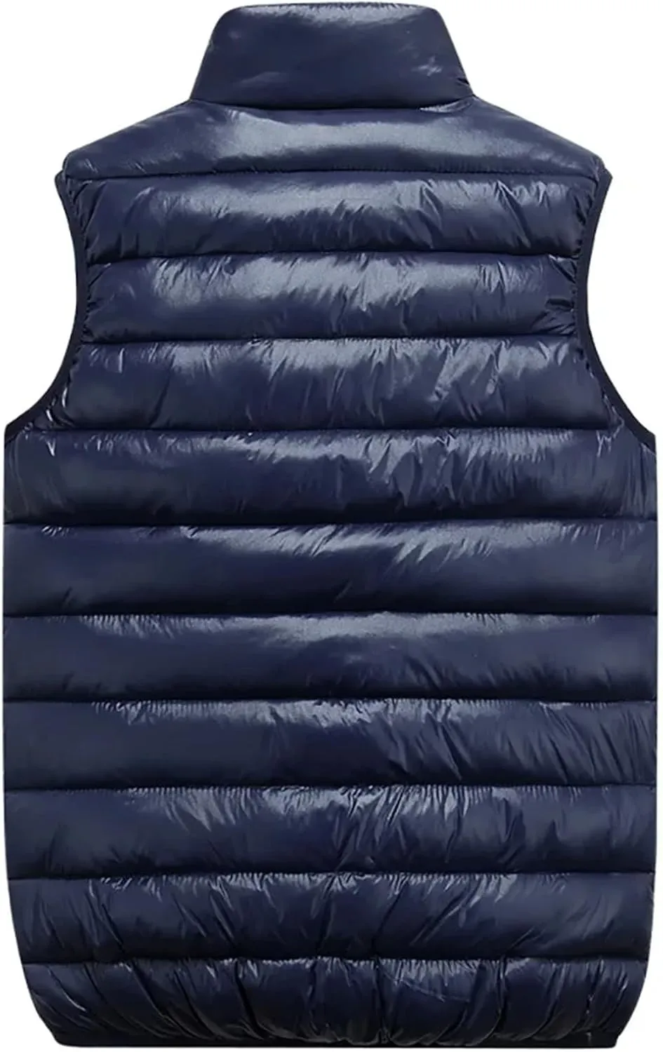 Vogrtcc Men Winter Cotton Padded Vest Casual Warm Lightweight Sleeveless Jacket Work Wear Waistcoat