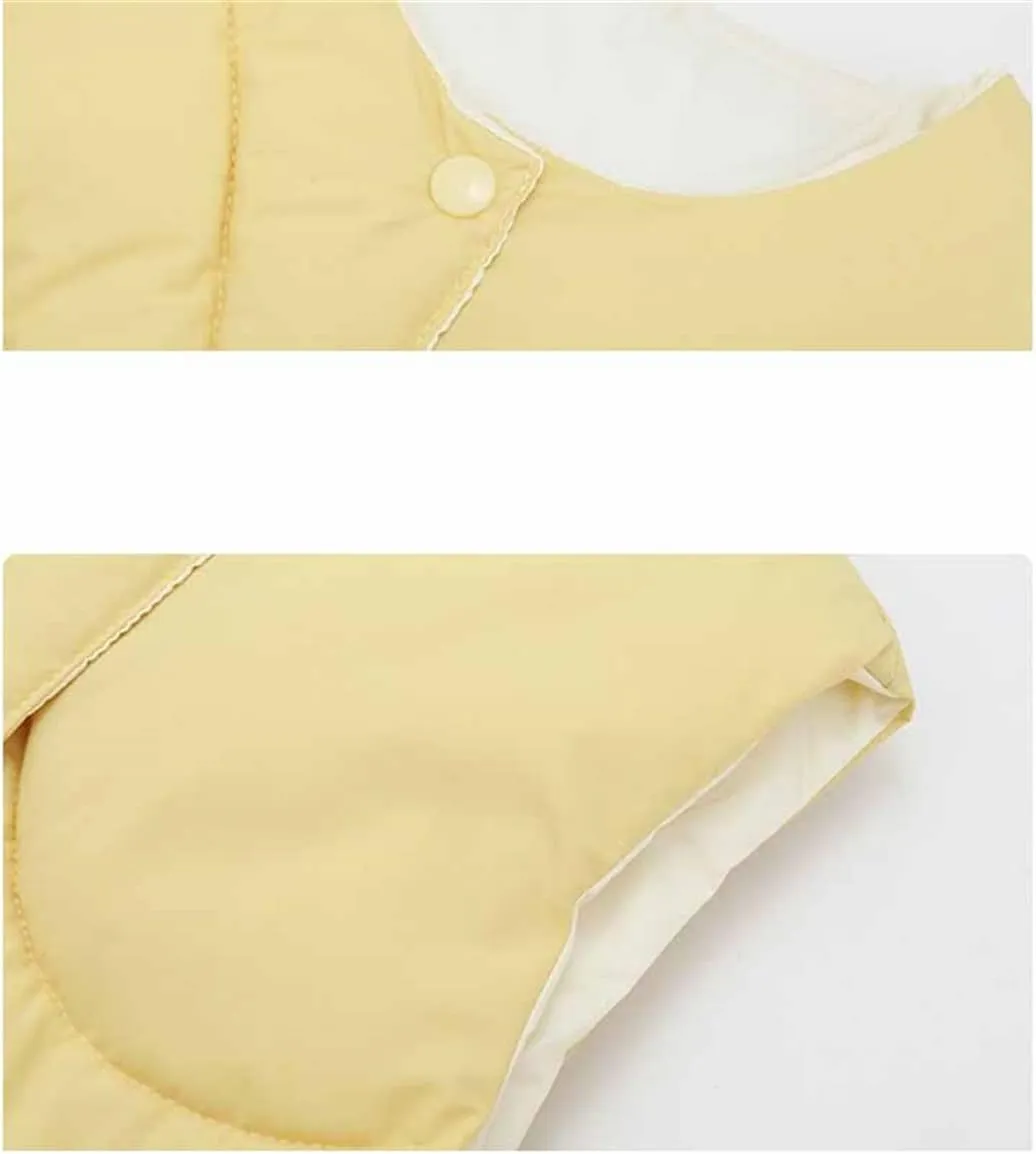 Warm Vest for Baby Girls Cute Cartoon Waistcoat Cotton Padded Jackets Autumn Winter Vest