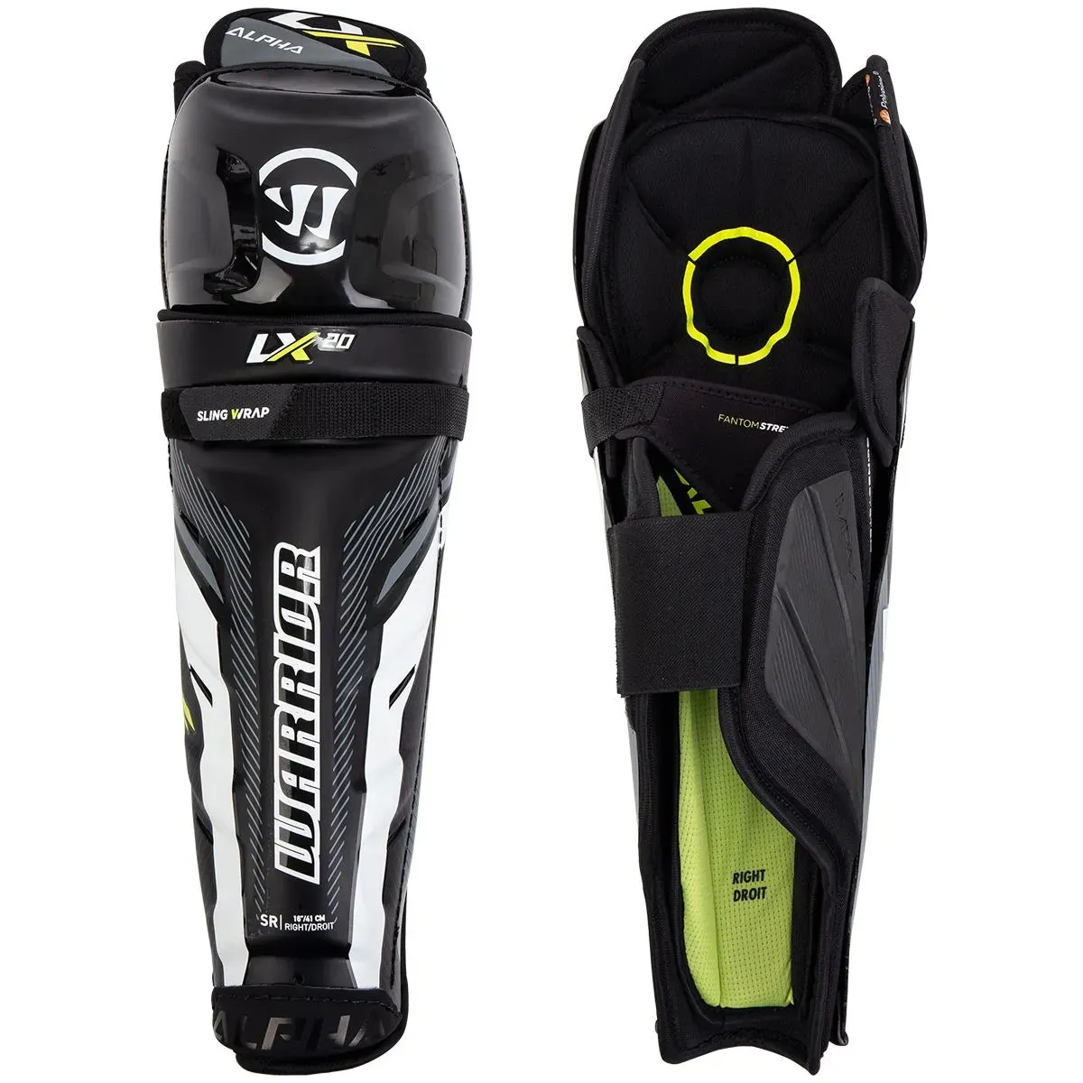 Warrior Alpha LX 20 Hockey Shin Guards Senior