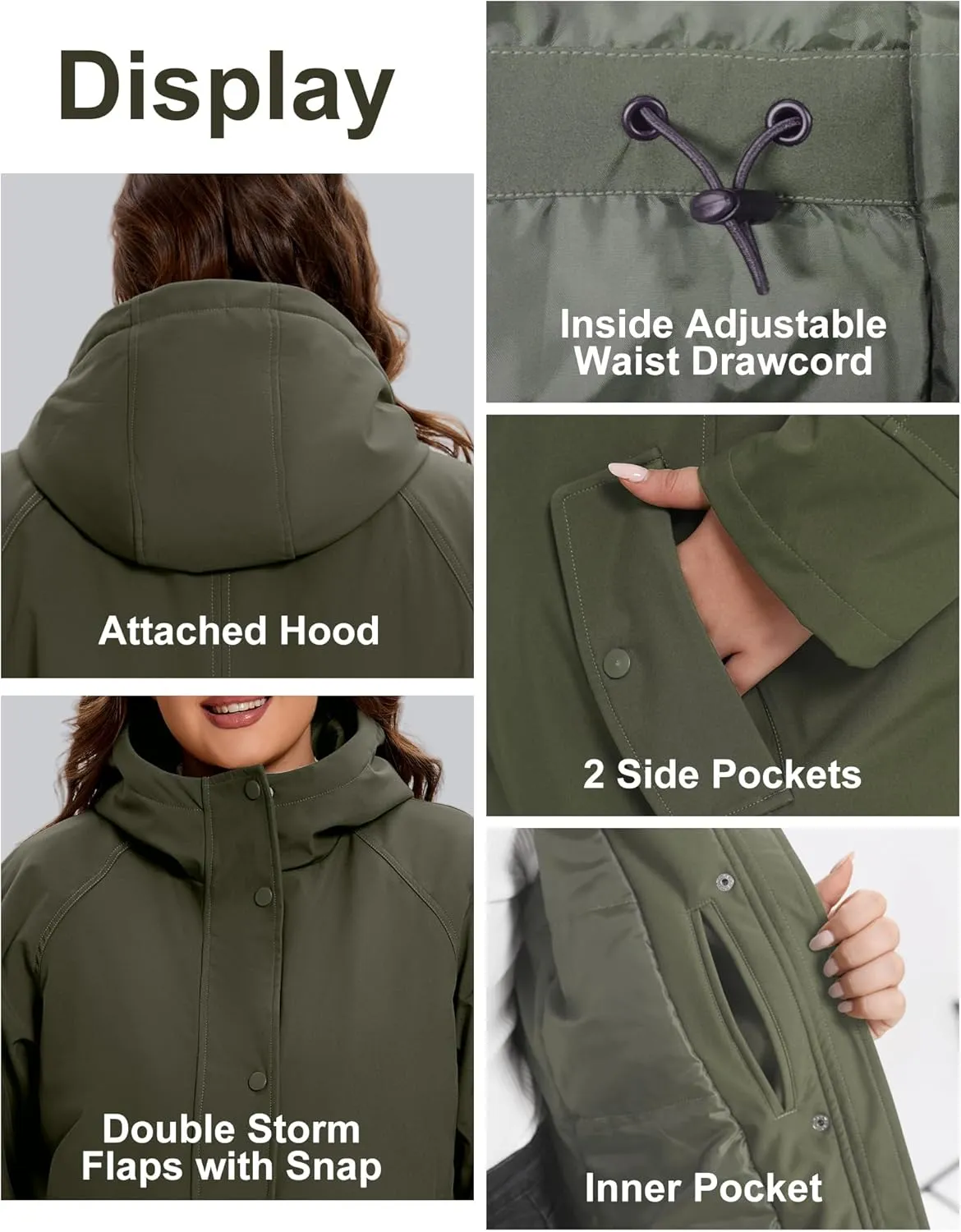 WINDMILL Womens Plus Size Softshell Jacket, Warm Windbreaker Coat with Hood (1X-6X)