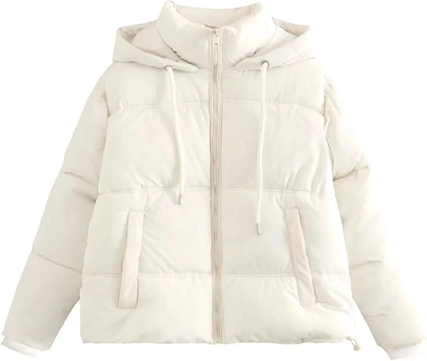 Women Coat Vintage Loose Hooded Cotton Padded Jackets Warm Thick Parkas Female Casual Outerwear