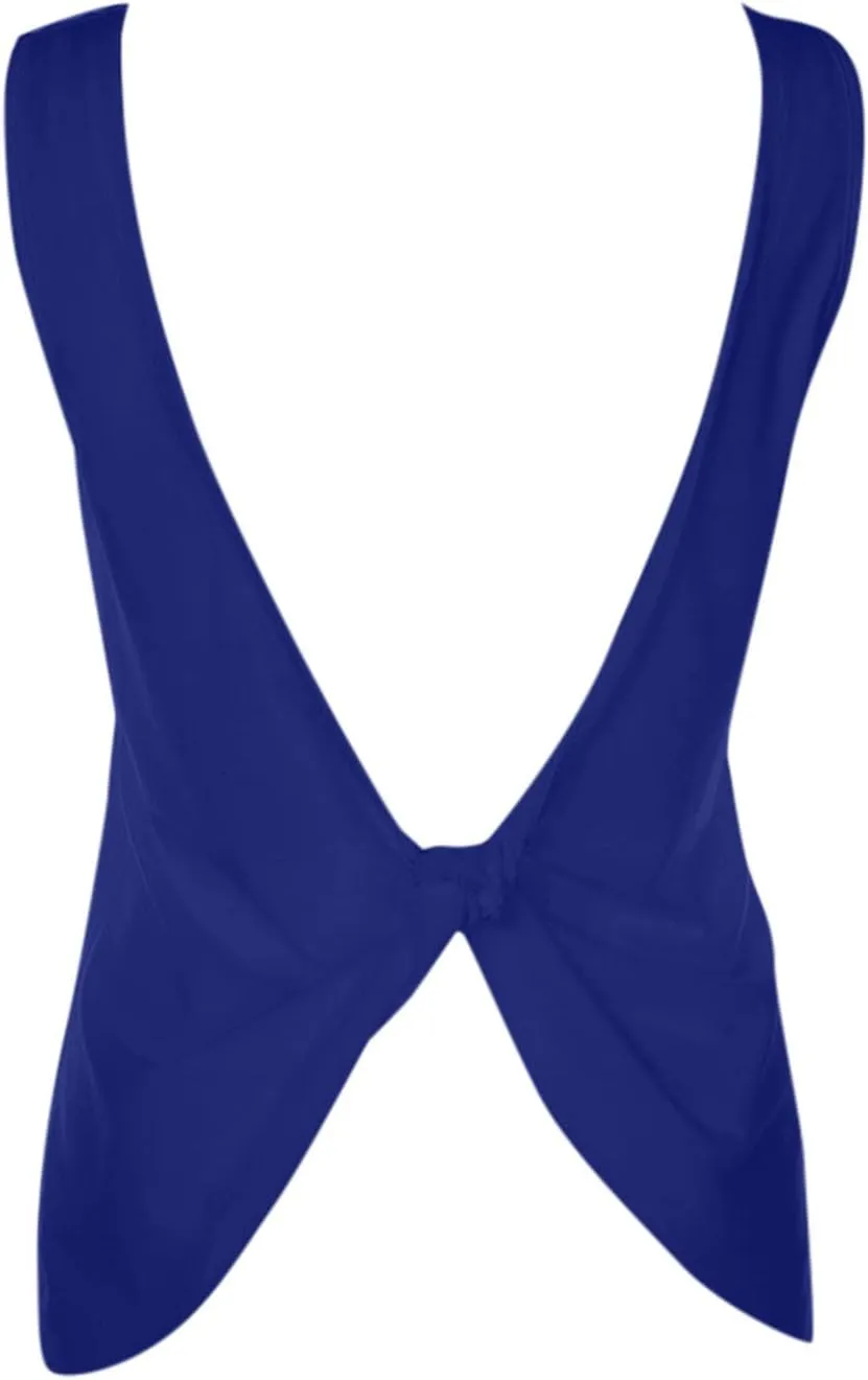 Women Cold Shoulder Top Knot Backless TShirt Tank Top Sexy Casual Loose Backless TShirt Camis Junior Top
