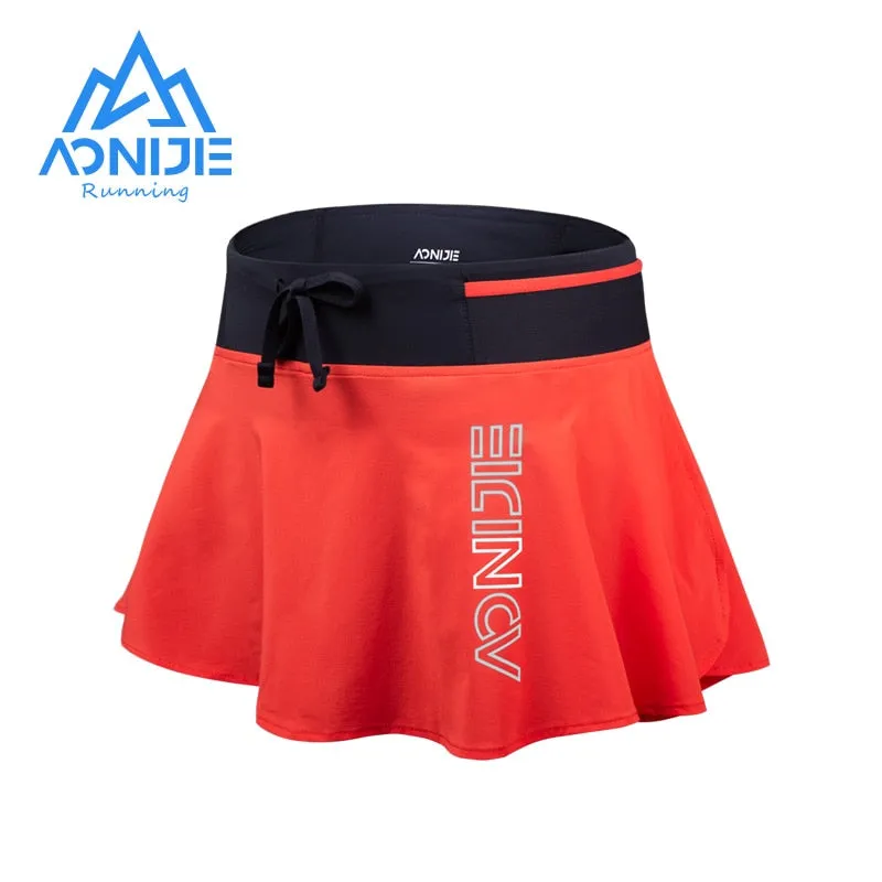 Women Female Quick Dry Sports Skirt - With Lining -  Invisible Pocket For Running