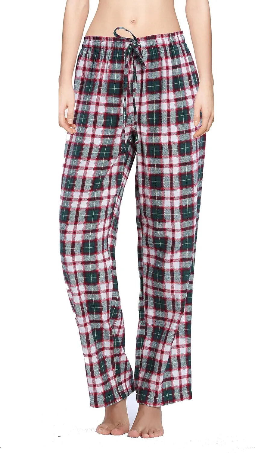 Women's 100% Cotton Super Soft Flannel Plaid Pajama/Lounge Pants