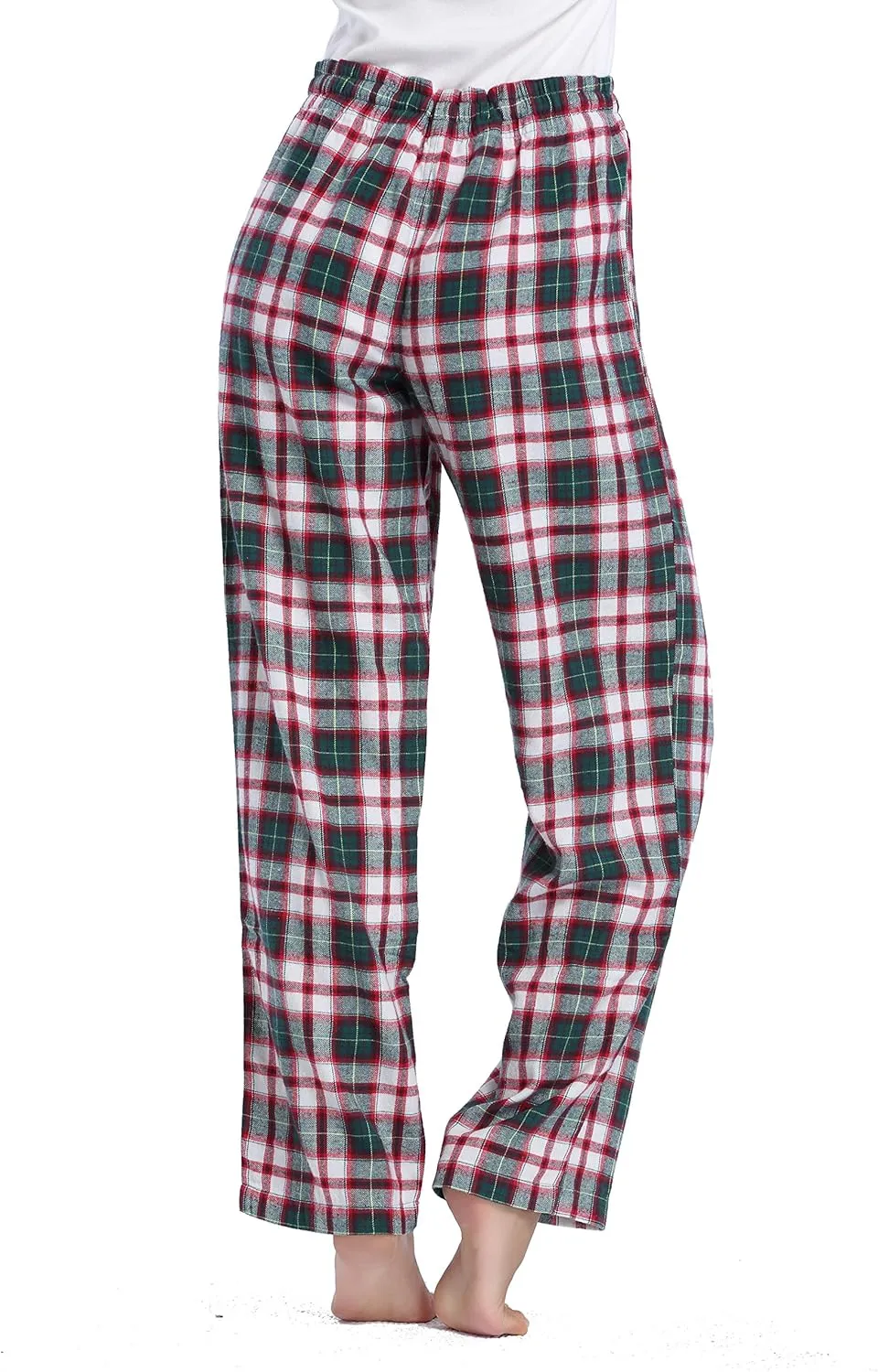 Women's 100% Cotton Super Soft Flannel Plaid Pajama/Lounge Pants