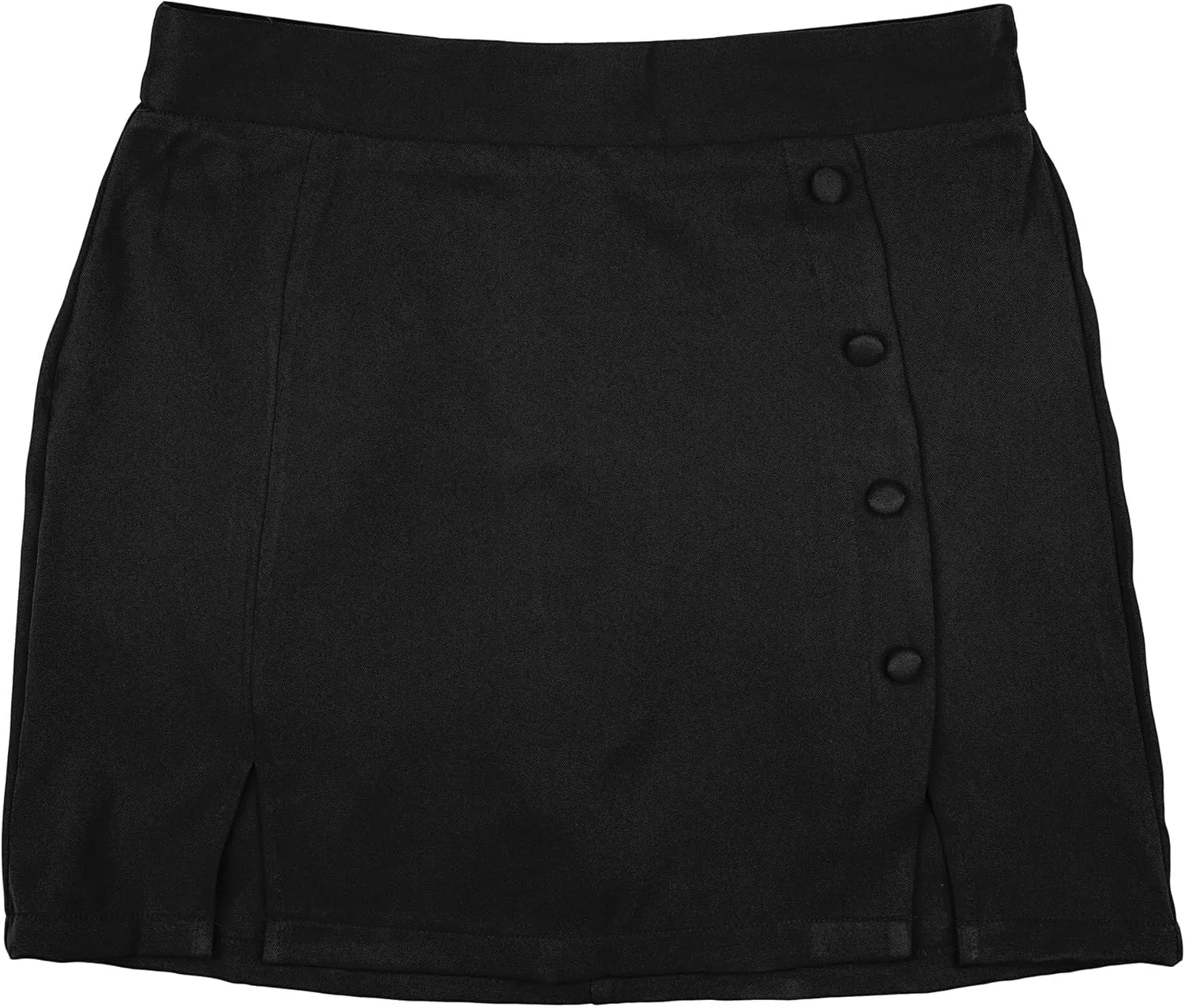 Women's 2 Piece Blazer and Skirt Suits, Open Front Blazer Jackets   Side Slit Mini Skirts