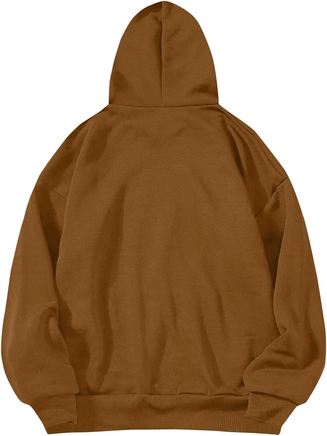 Women's Casual Hoodies Long Sleeve Solid Lightweight Pullover Tops Loose Sweatshirt with Pocket fall outfits