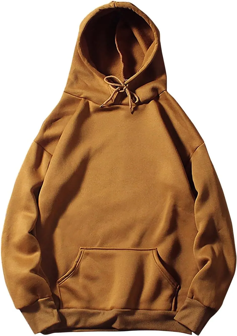 Women's Casual Hoodies Long Sleeve Solid Lightweight Pullover Tops Loose Sweatshirt with Pocket fall outfits