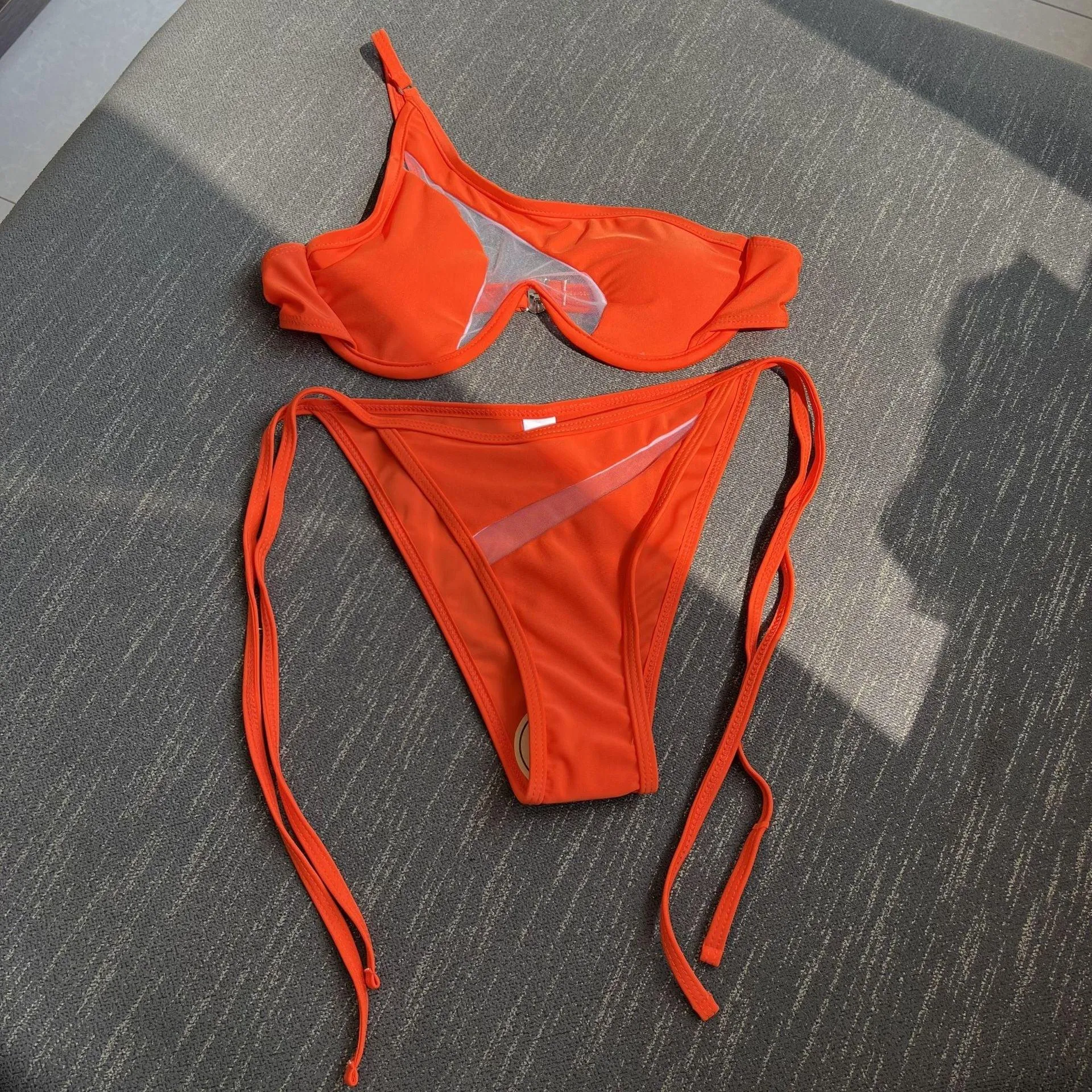 Women's GFIT Lace Cutout Bikini Set - Chic Beachwear Swimwear