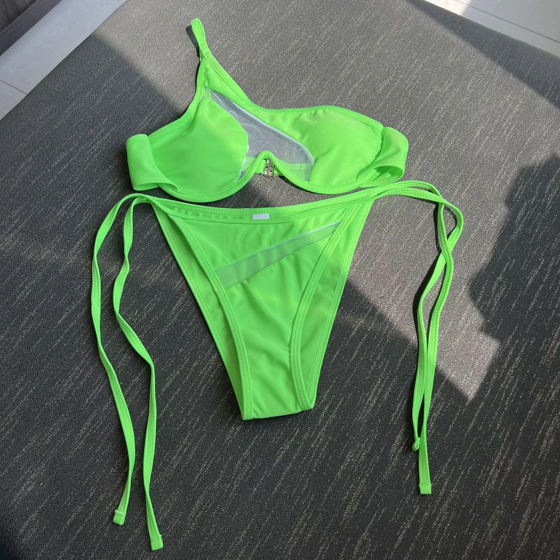 Women's GFIT Lace Cutout Bikini Set - Chic Beachwear Swimwear