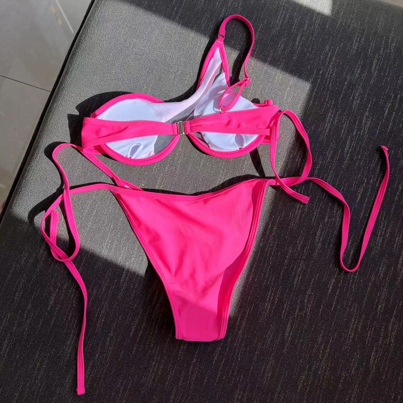 Women's GFIT Lace Cutout Bikini Set - Chic Beachwear Swimwear