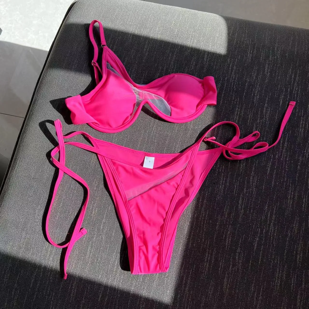 Women's GFIT Lace Cutout Bikini Set - Chic Beachwear Swimwear