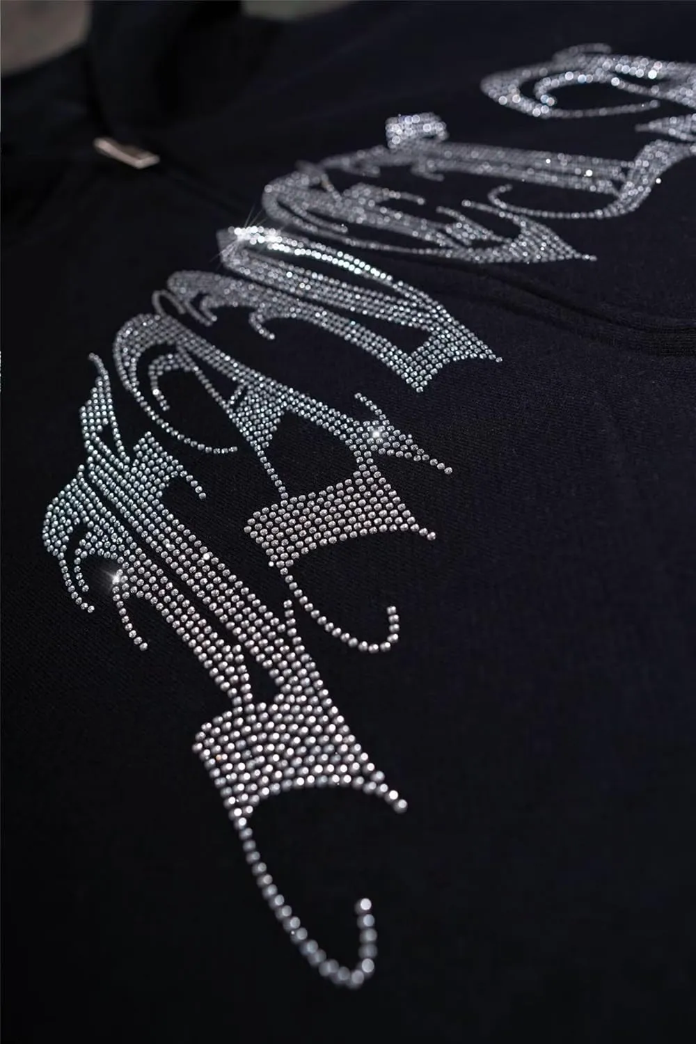 Womens Mens Y2K Zip Up Hoodies Sweatshirt Rhinestone Graphic Hoodies Long Sleeve Coat Plus Size 90S E-Girl Streetwear