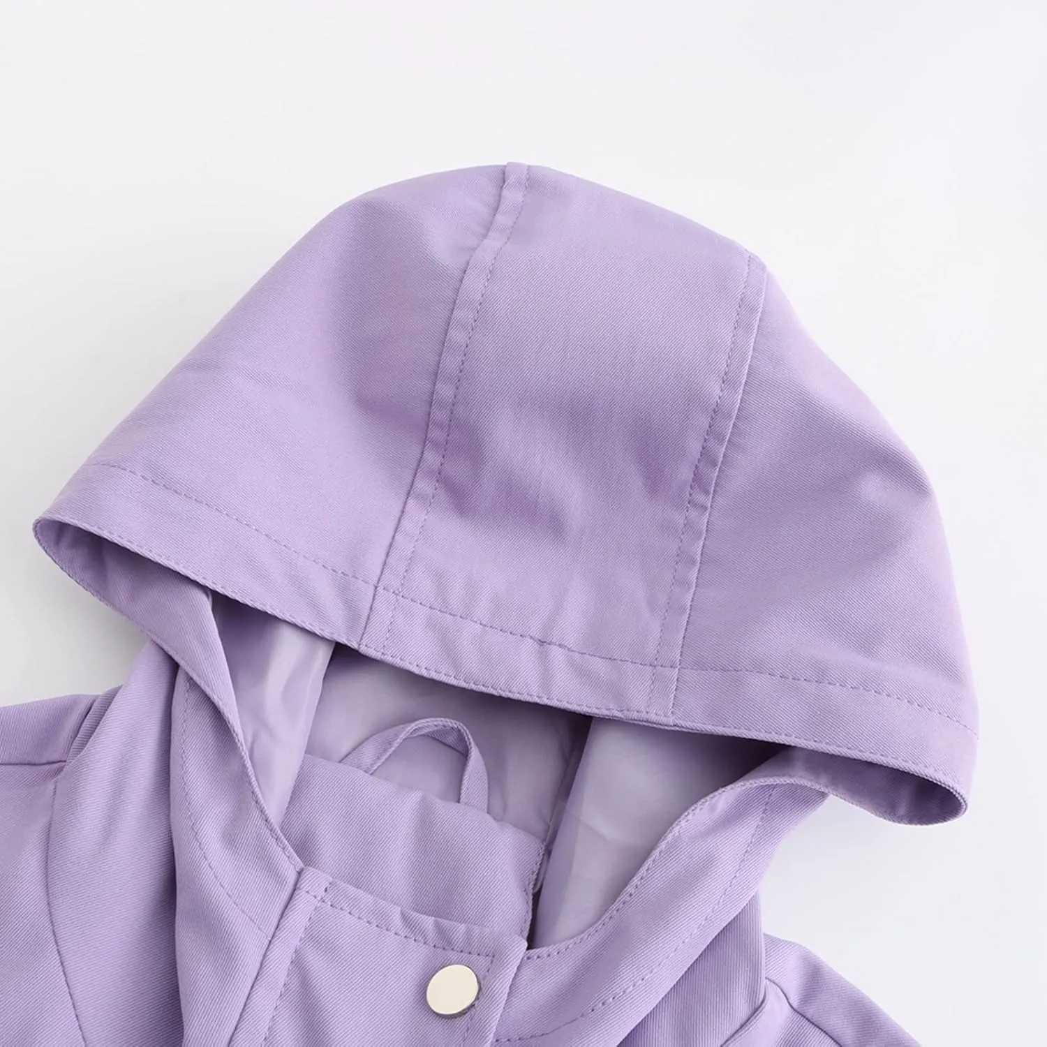 Women's Rain Jacket Waterproof Rain Coat with Hood Windproof Drawstring Adjustable Windbreaker Plus Size Outerwear