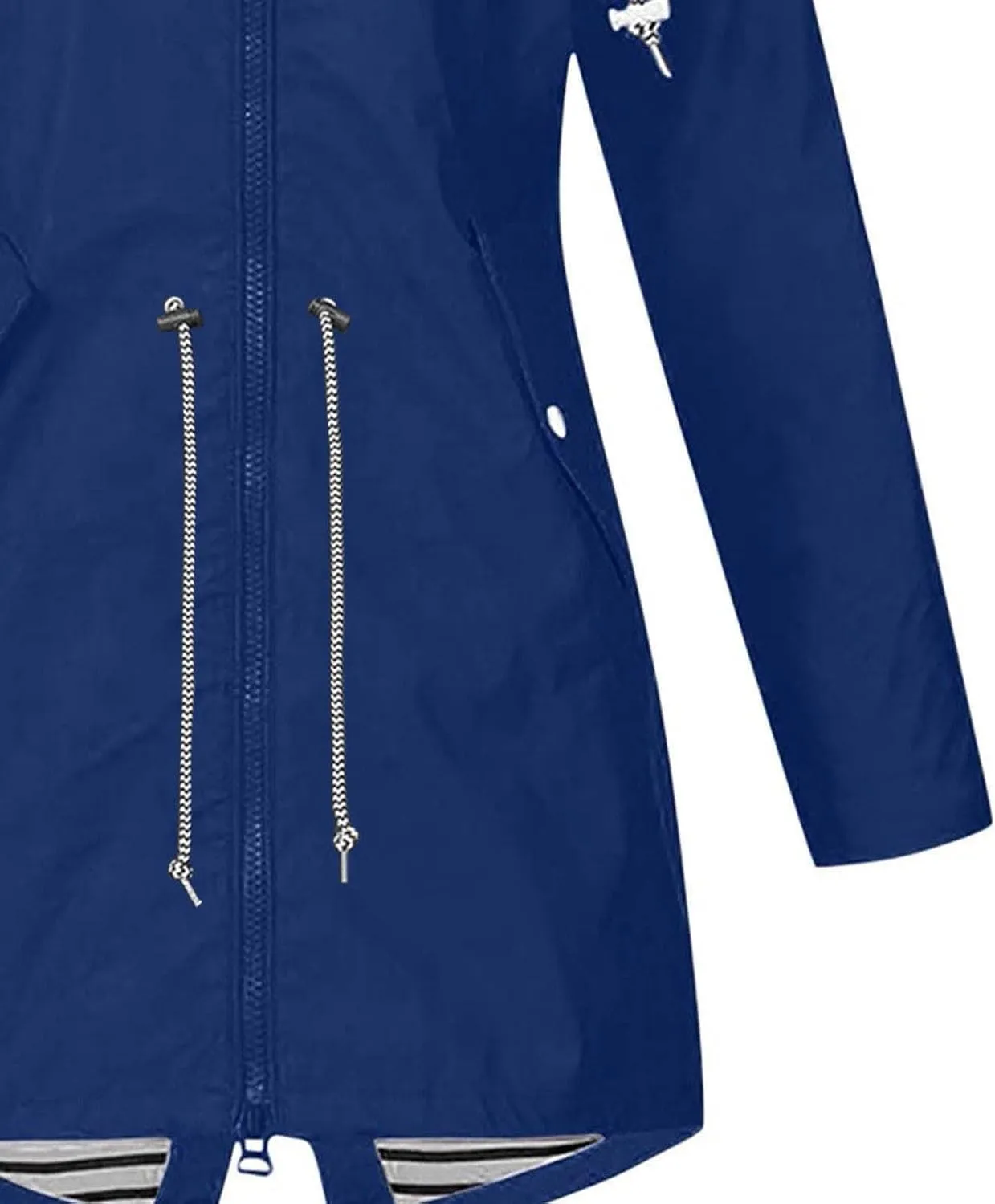 Women's Rain Jackets Waterproof Windbreaker Jackets Packable Lightweight Rain Jacket Outdoor Hooded Raincoat