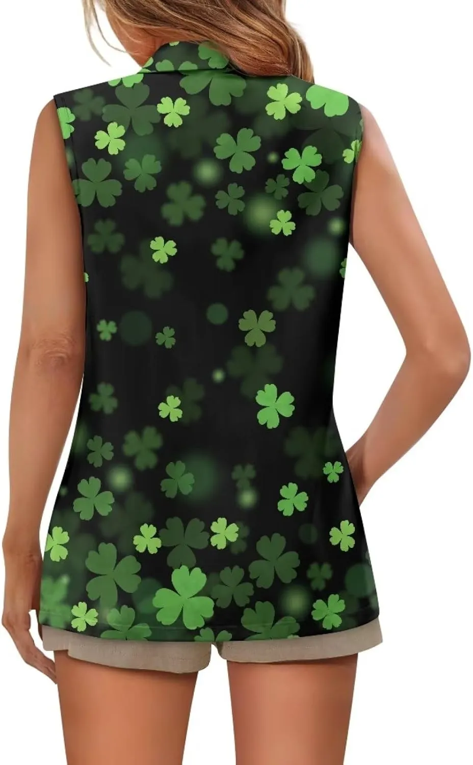 Women's Sleeveless Blazer Vest Open Front Casual Suit Blazer V-Neck Lapel Outerwear Vests