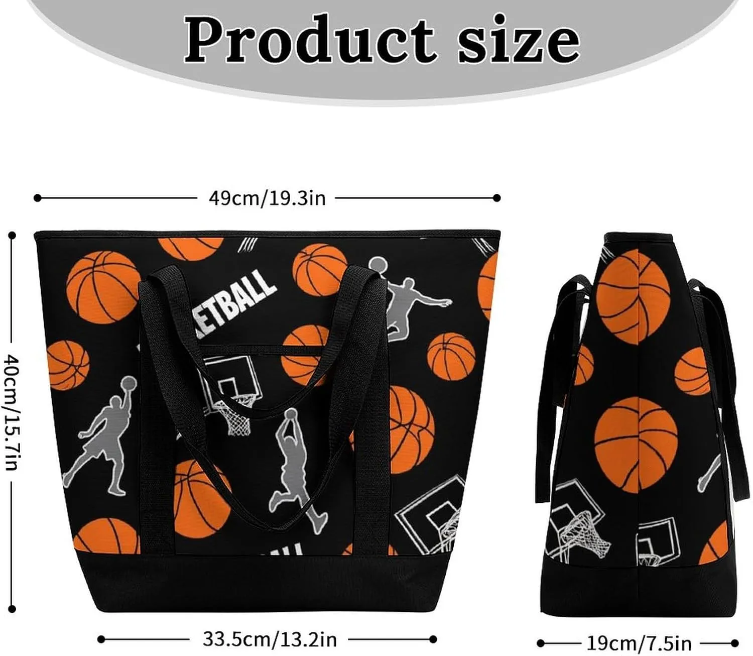 Women's Spacious Thermal Shoulder Bag Stylish Insulated Shopping Tote