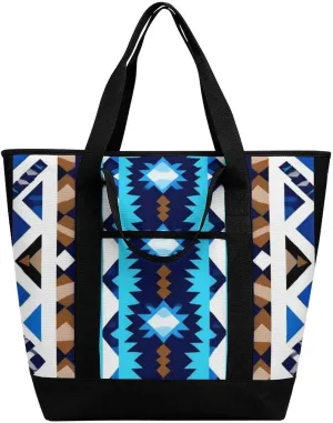Women's Spacious Thermal Shoulder Bag Stylish Insulated Shopping Tote