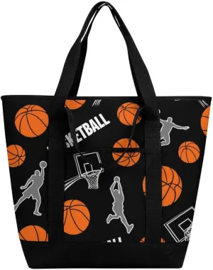 Women's Spacious Thermal Shoulder Bag Stylish Insulated Shopping Tote