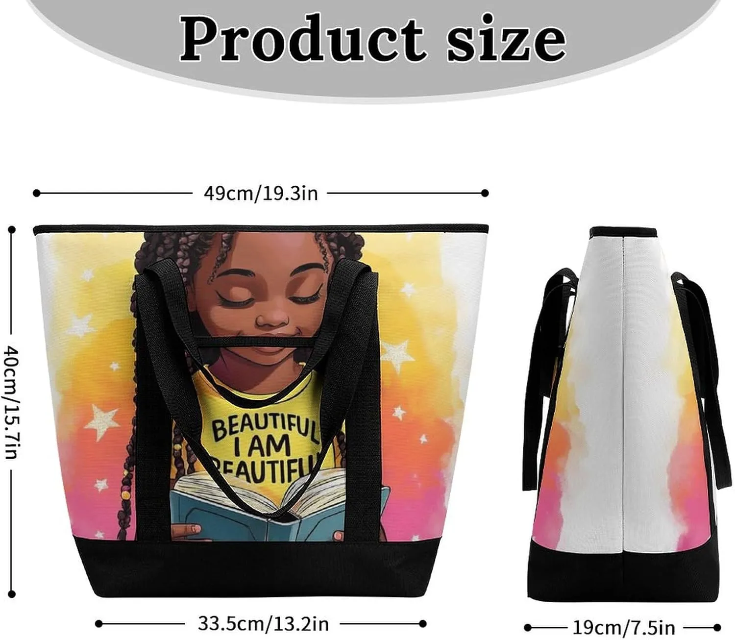 Women's Spacious Thermal Shoulder Bag Stylish Insulated Shopping Tote
