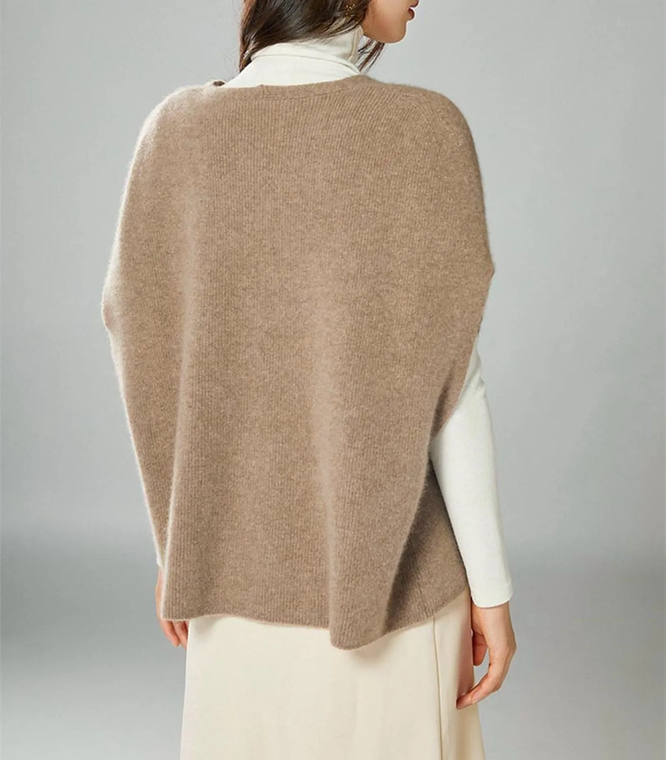 Women's Sweater Vest 100% Merino Wool Lightweight Sleeveless Pullover V-Neck Knit Basic Vest Short Tops