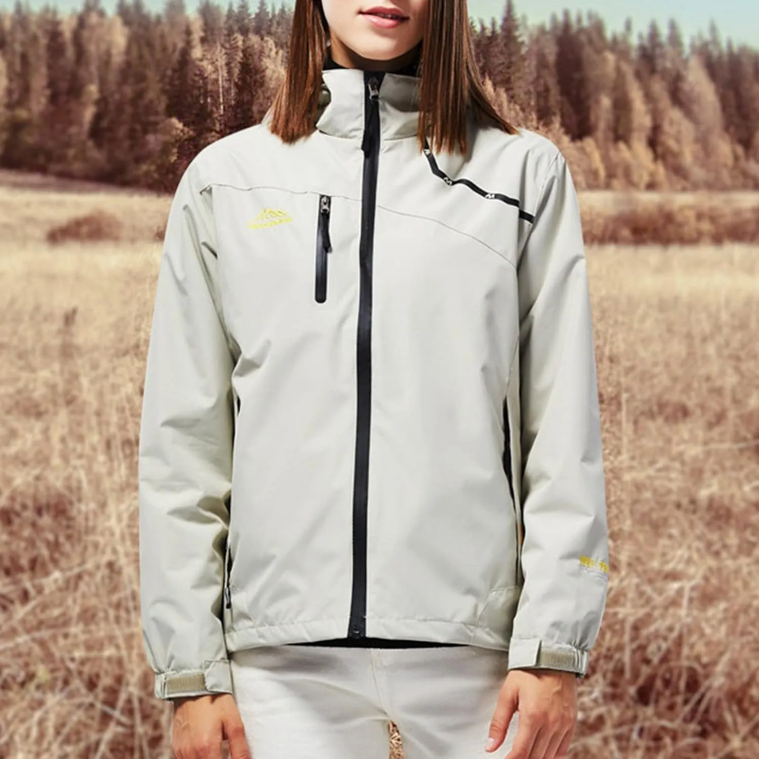 Womens Waterproof Rain Jacket 2024 Lightweight Breathable Outdoor Windbreaker Jackets Rain Coat Shell Hiking, Travel