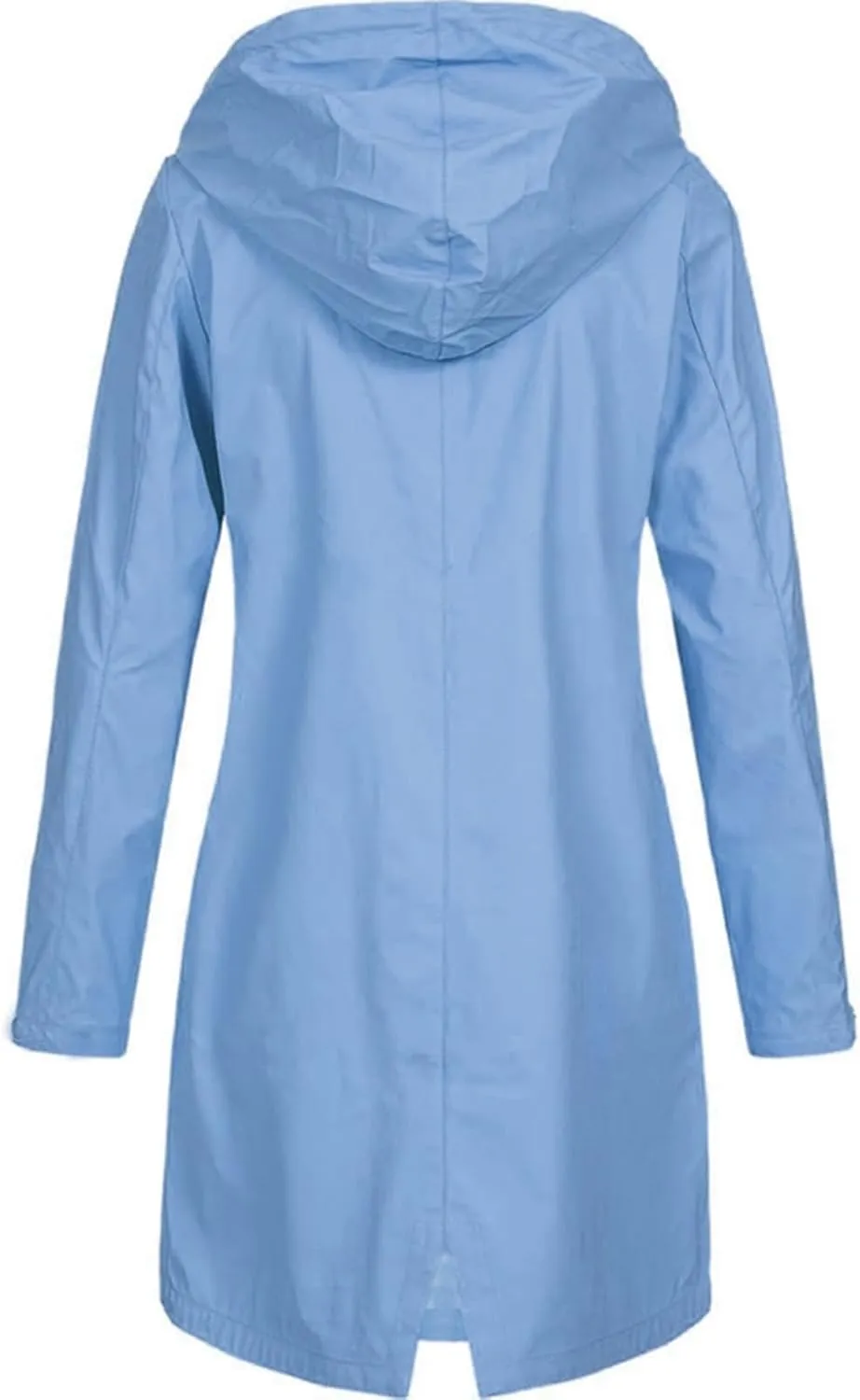 Women's Waterproof Rain Jacket Lightweight Windbreaker Jacket Outdoor Trench Coat Packable Rain Coat with Hood
