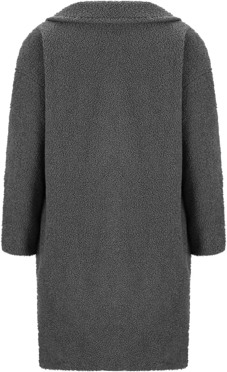 Women's Winter Sherpa Fuzzy Fleece Coats Trendy Oversized Faux Fur Long Jackets Warm Outerwear with Pockets 2024