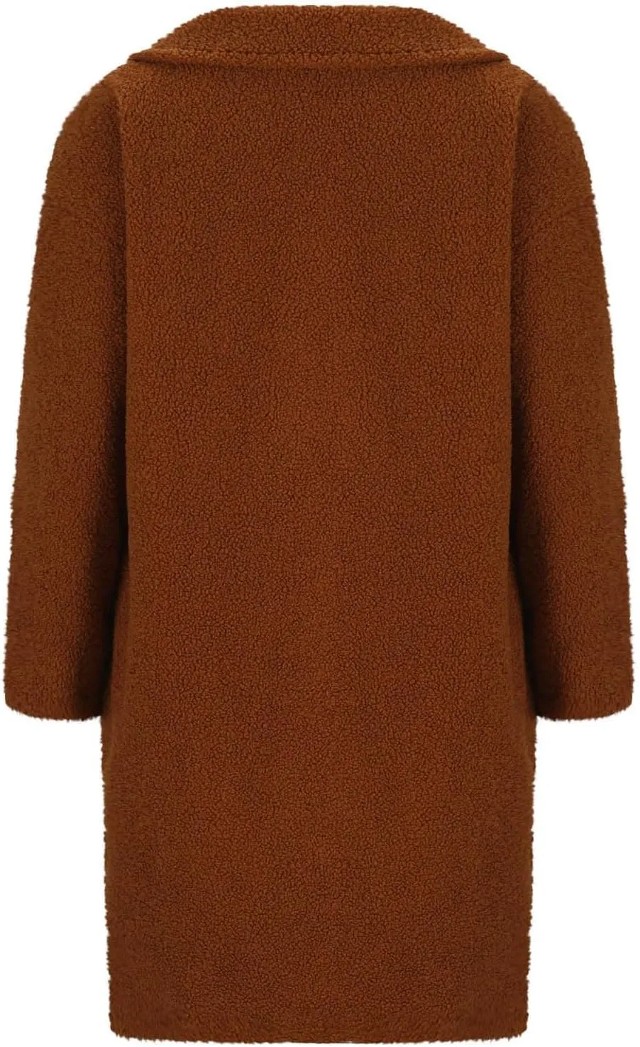 Women's Winter Sherpa Fuzzy Fleece Coats Trendy Oversized Faux Fur Long Jackets Warm Outerwear with Pockets 2024
